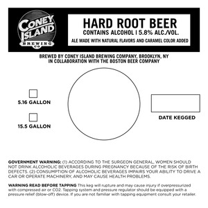 Coney Island Hard Root Beer August 2015