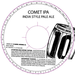 10 Barrel Brewing Co. Comet IPA July 2015