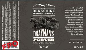 Berkshire Brewing Company Drayman's Porter