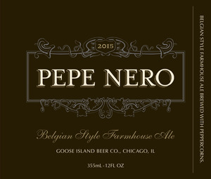 Goose Island Beer Co. Pepe Nero August 2015