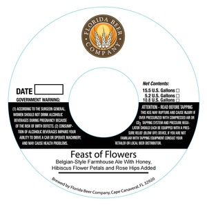 Florida Beer Company Feast Of Flowers