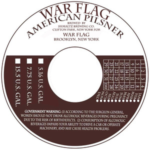 War Flag American July 2015