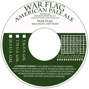 War Flag American Pale July 2015