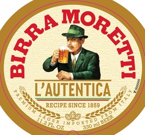 Birra Moretti L'autentica August 2015