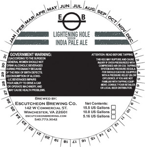 Lightening Hole Session India Pale Ale July 2015