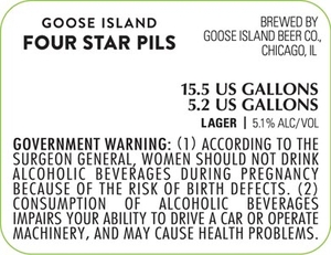 Goose Island Four Star Pils 