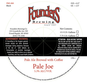 Founders Pale Joe