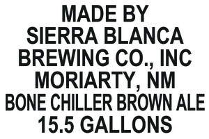 Sierra Blanca Brewing Co., Bone Chiller Brown Ale