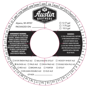 Austin Brothers' Beer Company Blonde