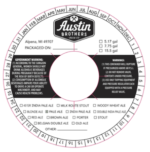 Austin Brothers' Beer Company Pale Ale August 2015