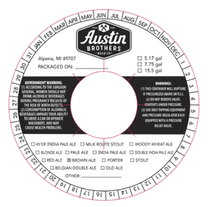 Austin Brothers' Beer Company Brown August 2015