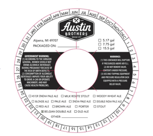 Austin Brothers' Beer Company Belgian Double August 2015
