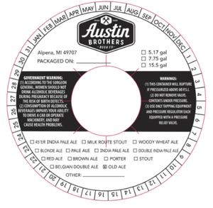 Austin Brothers' Beer Company Old Ale August 2015