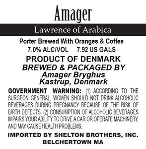 Amager Bryghus Lawrence Of Arabica