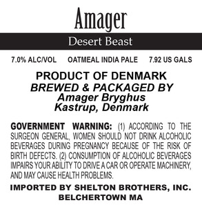 Amager Bryghus Desert Beast August 2015