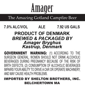 Amager Bryghus The Amazing Gotland Campfire Beer August 2015