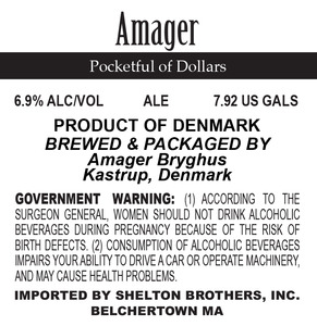 Amager Bryghus Pocketful Of Dollars August 2015