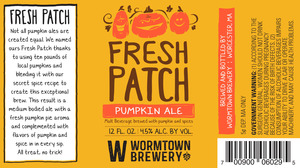 Wormtown Brewery Fresh Patch Pumpkin Ale