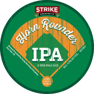 Strike Brewing Co. Horn Rounder IPA