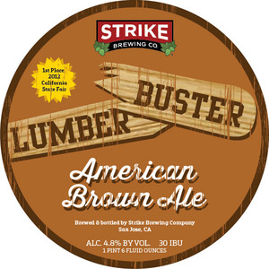 Strike Brewing Co. Lumber Buster American Brown Ale