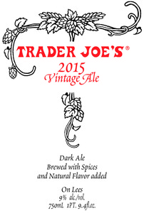 Trader Joe's Vintage July 2015