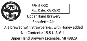 Upper Hand Brewery Epoufette Ale July 2015