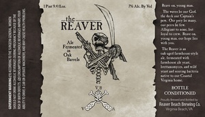 Reaver Beach Brewing Co. The Reaver July 2015