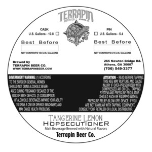 Terrapin Tangerine Lemon Hopsecutioner