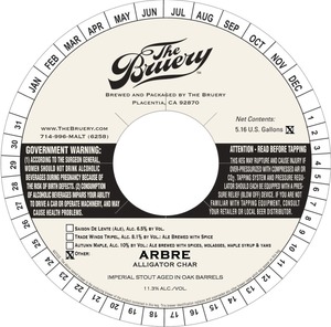 The Bruery Arbre July 2015