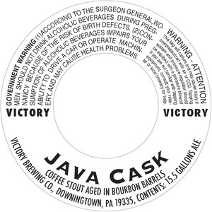 Victory Java Cask August 2015