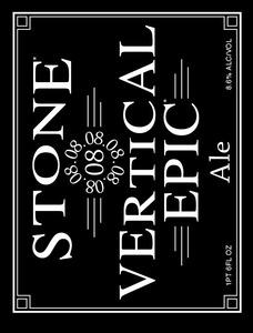 Stone 08 Vertical Epic Ale 