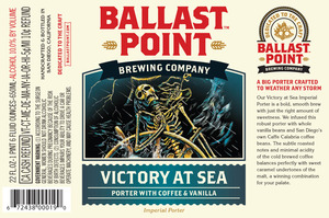 Ballast Point Victory At Sea August 2015