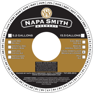 Napa Smith Brewery Crush August 2015