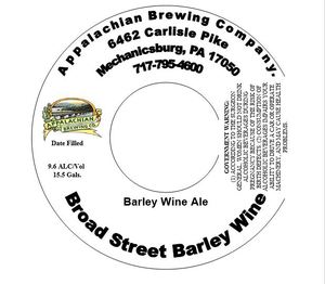 Appalachian Brewing Company Broad Street Barley Wine