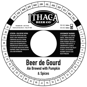 Ithaca Beer Company Beer De Gourd