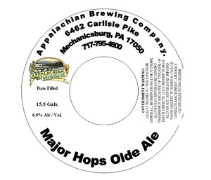 Appalachian Brewing Company Major Hops Olde Ale August 2015
