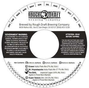 Rough Draft Brewing Company The Bail August 2015