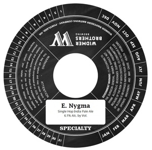 Widmer Brothers Breweing Company E. Nygma August 2015