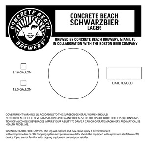 Concrete Beach Schwarzbier August 2015