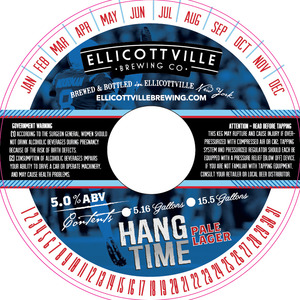 Ellicottville Brewing Company Hang Time Pale Lager