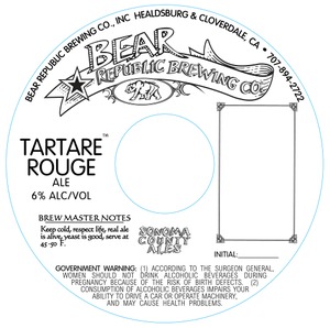 Tartare Rouge August 2015