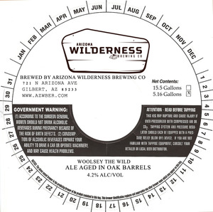 Arizona Wilderness Brewing Woolsey The Wild