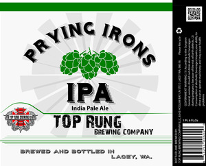 Top Rung Brewing Company Prying Irons IPA
