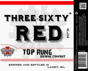 Top Rung Brewing Company Three Sixty° Red Ale
