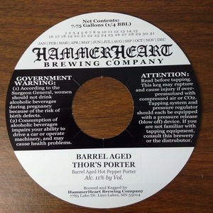 Barrel Aged Thor's Porter 