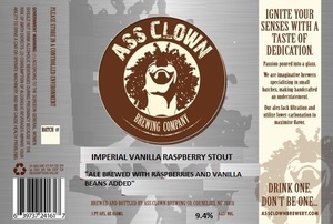 Ass Clown Brewing Company Imperial Vanilla Raspberry Stout