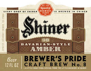 Shiner Bavarian-style Amber August 2015