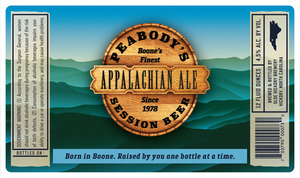 Olde Hickory Brewery Peabody's Appalachian Ale August 2015