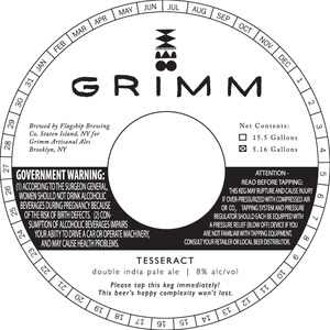 Grimm Artisinal Ales Tesseract