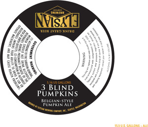 Elysian Brewing Company 3 Blind Pumpkins